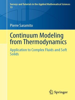cover image of Continuum Modeling from Thermodynamics